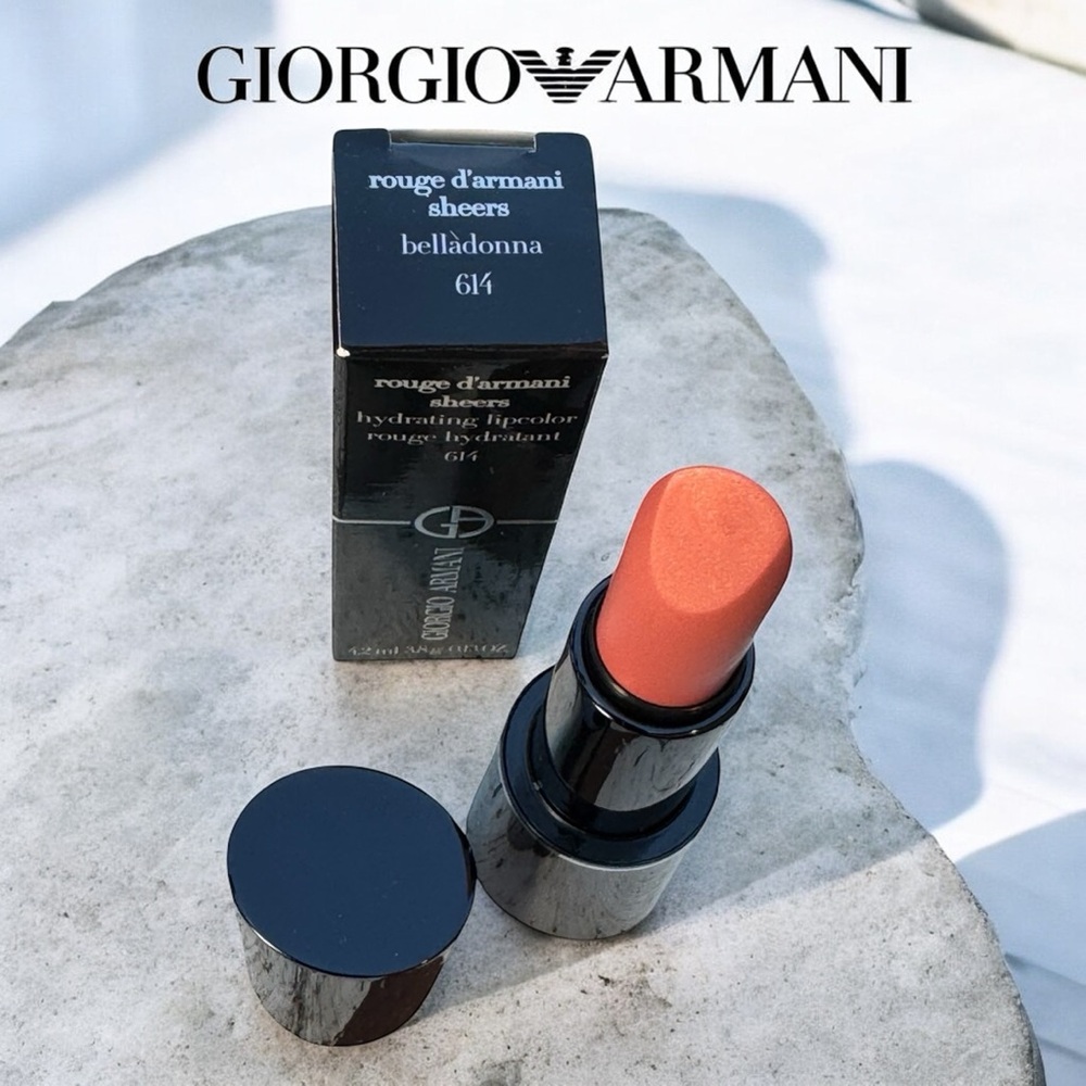 Giorgio Armani Rouge D'Armani Sheers
Hydrating Lipcolor in 614 Belladonna NIB - Picture 4 of 8